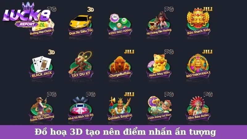 Đồ hoạ 3D tạo nên điểm nhấn ấn tượng