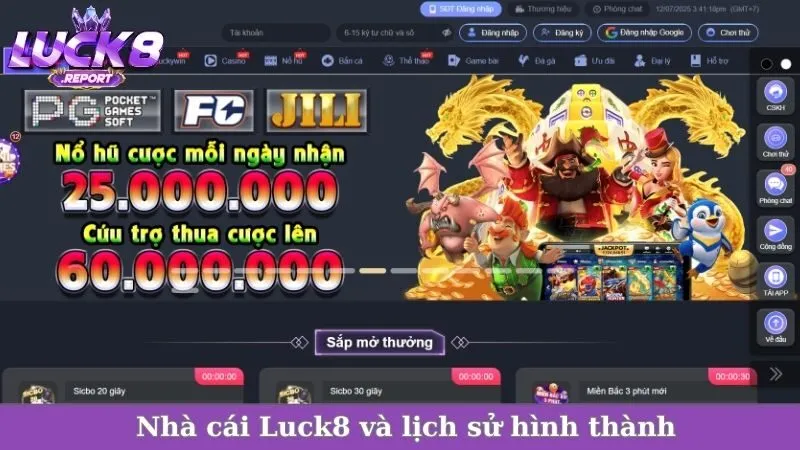 Nhà cái Luck8 và lịch sử hình thành